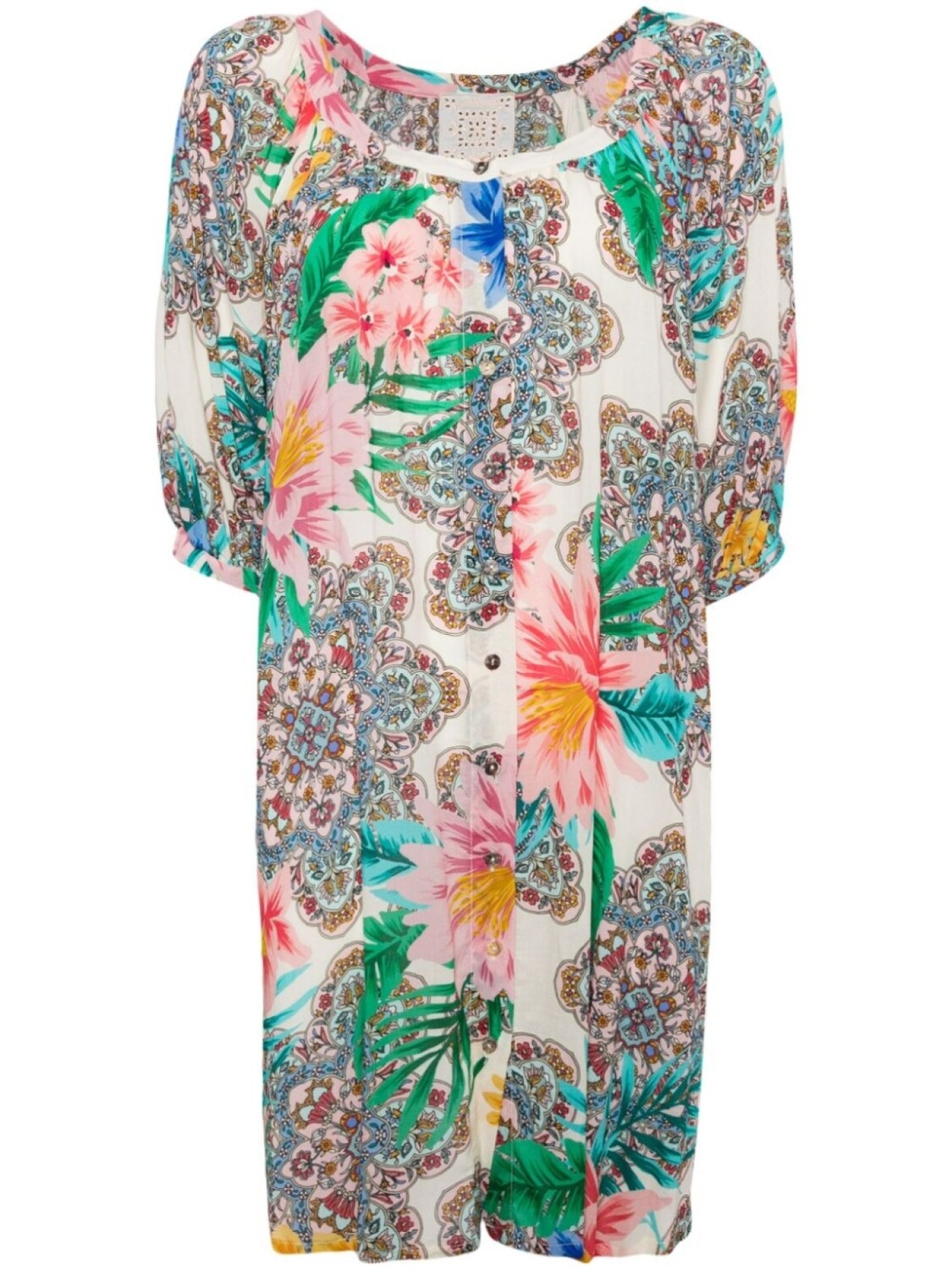 Johnny Was платье мини Bryony, серый
Johnny Was платье мини Bryony, серый