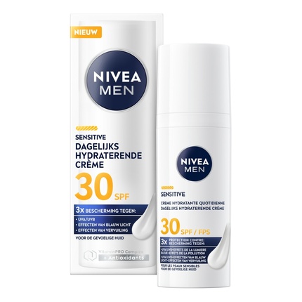 Увлажняющий крем Triple Protect для чувствительной кожи Spf30 для мужчин Nivea
Увлажняющий крем Triple Protect для чувствительной кожи Spf30 для мужчин Nivea