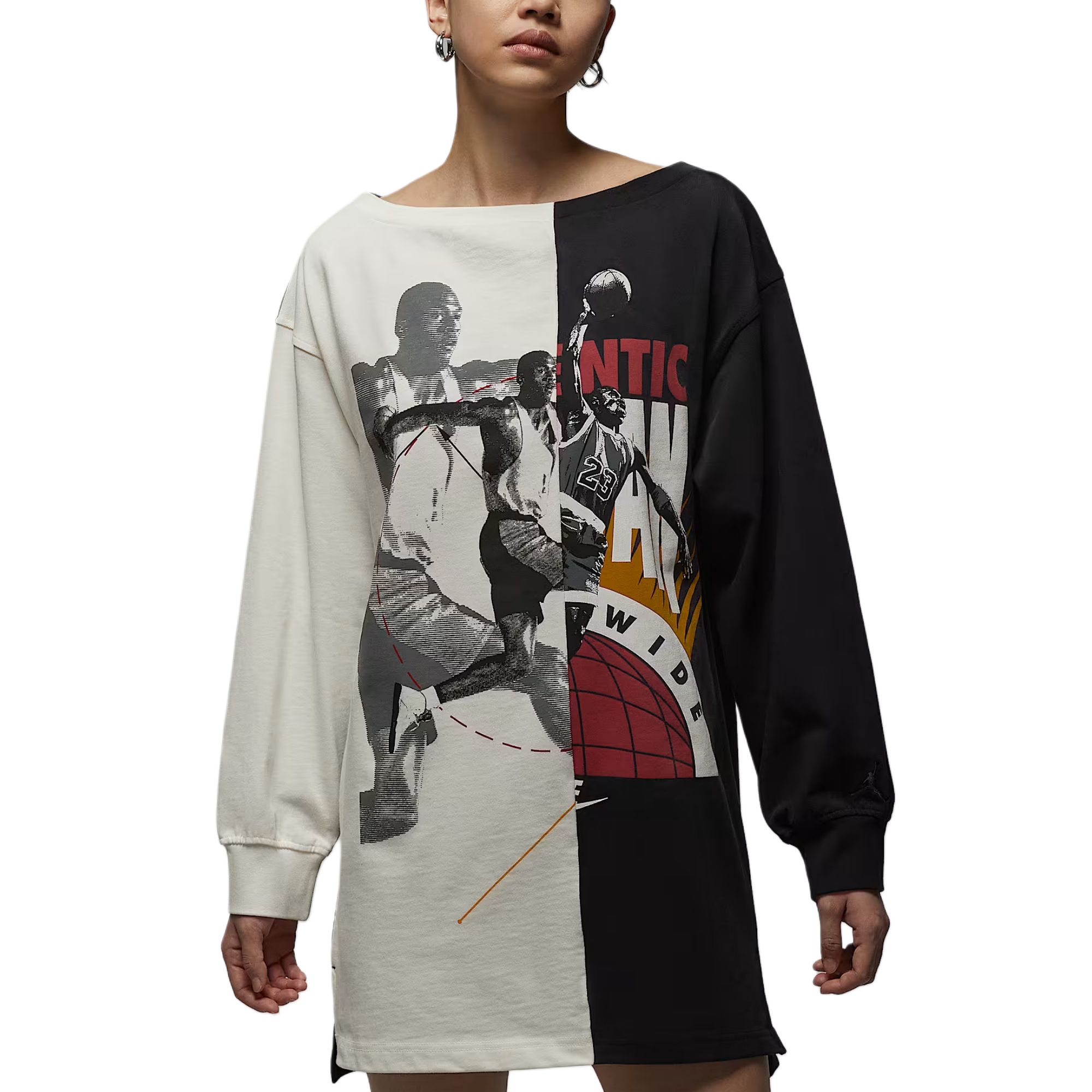 Платье Flight с длинными рукавами для женщин Jordan, canvas белый/черный
Платье Flight с длинными рукавами для женщин Jordan, canvas белый/черный