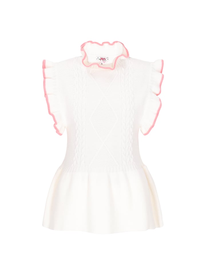 Женская блузка в кремово-белом и розовом цветах myMo
Женская блузка в кремово-белом и розовом цветах myMo