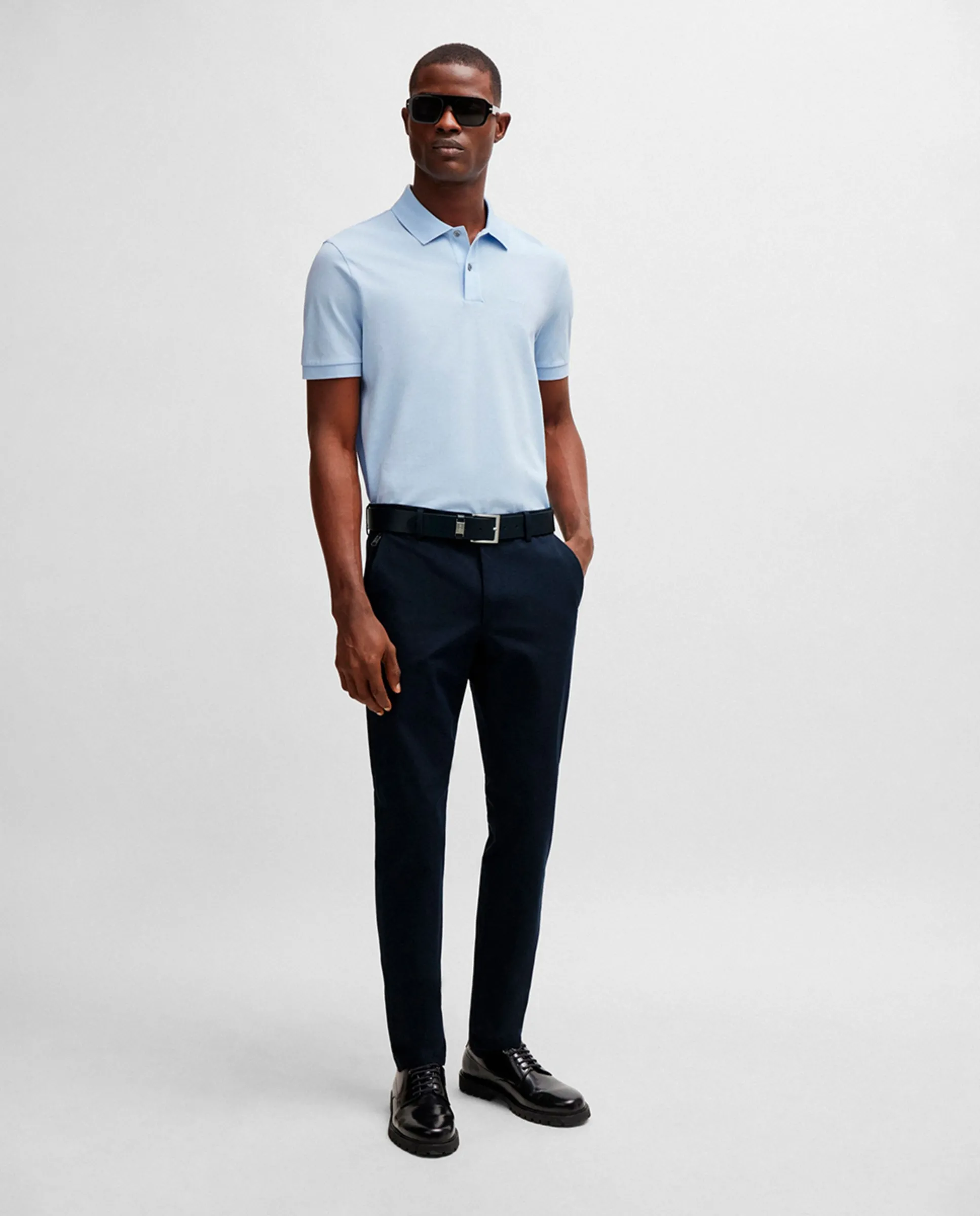 Эластичные хлопковые узкие брюки Boss, темно-синий
Эластичные хлопковые узкие брюки Boss, темно-синий