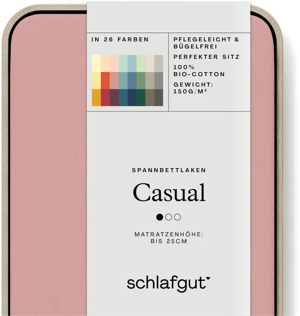 Schlafgut приталенная простыня "CASUAL и т.п. по размеру. 90х200 180-200х200 см, 1 шт., фиолетовый
Schlafgut приталенная простыня "CASUAL и т.п. по размеру. 90х200 180-200х200 см, 1 шт., фиолетовый