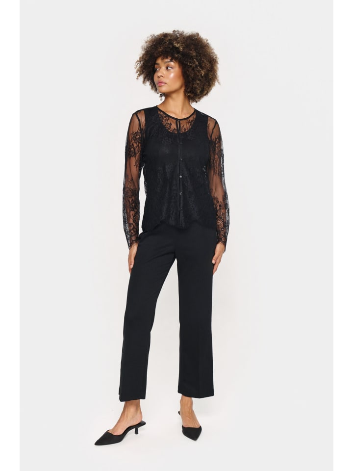 Рубашка с длинными рукавами ZalviaSZ, прямого кроя, черного цвета. SAINT TROPEZ
Рубашка с длинными рукавами ZalviaSZ, прямого кроя, черного цвета. SAINT TROPEZ