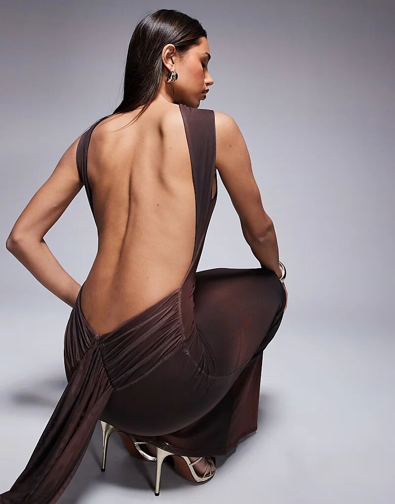 Платье макси без рукавов с открытой спиной и драпировкой от ASOS DESIGN с черно-красным принтом
Платье макси без рукавов с открытой спиной и драпировкой от ASOS DESIGN с черно-красным принтом