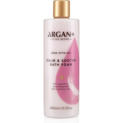 Argan+ Calm & Soothe Пена для ванны с маслом розы Отто, веганская пена для ванны, 400 мл Argan+ 5 Oil Blend
Argan+ Calm & Soothe Пена для ванны с маслом розы Отто, веганская пена для ванны, 400 мл Argan+ 5 Oil Blend