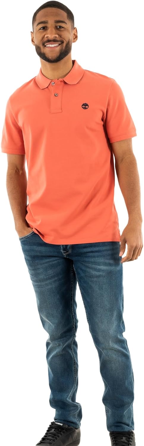 Timberland мужская поло Millers River Pique, Burnt Sienna App
Timberland мужская поло Millers River Pique, Burnt Sienna App