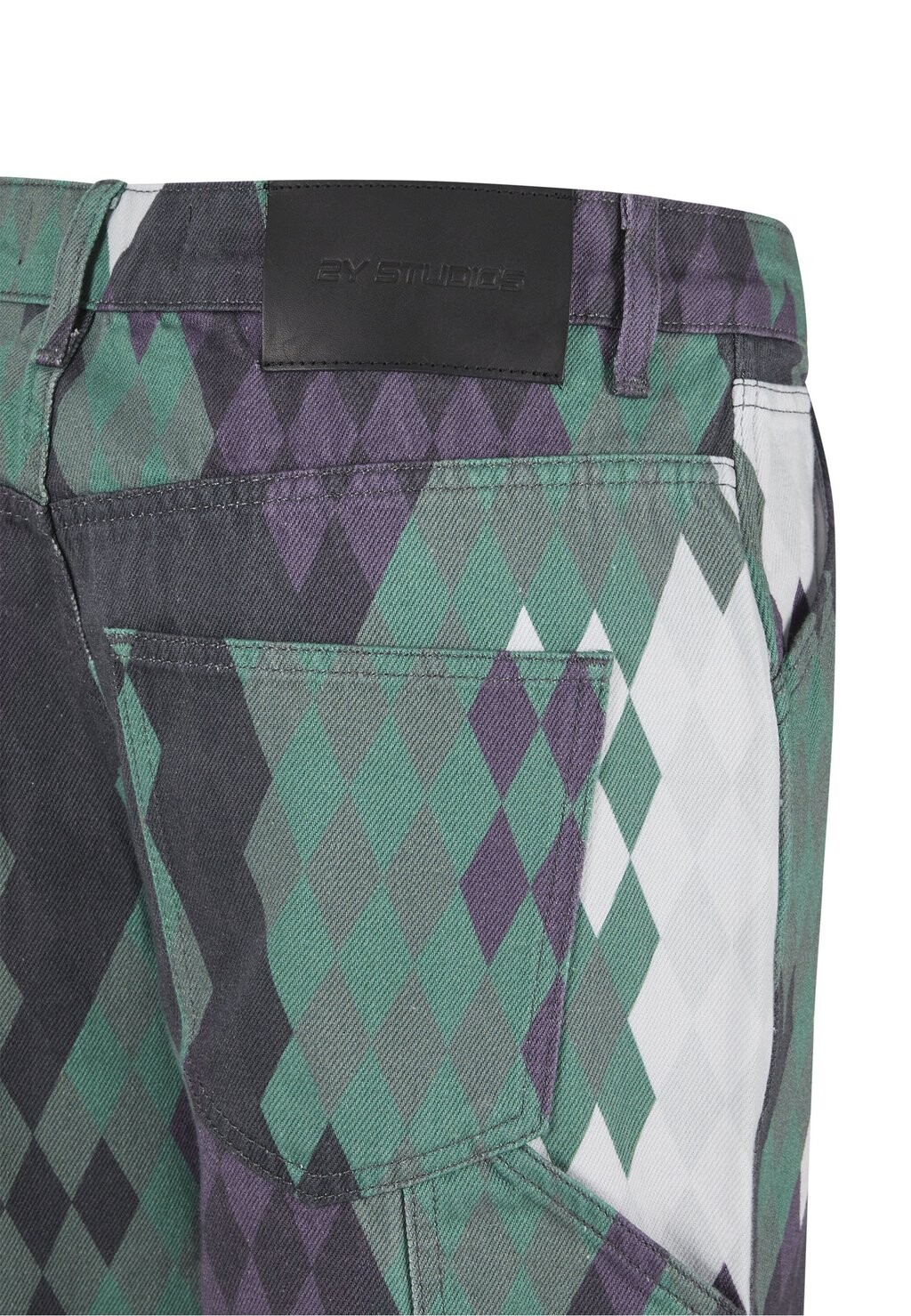 Джинсы свободного кроя ANELA WORKER BAGGY 2Y Studios, оливковый 
Джинсы свободного кроя ANELA WORKER BAGGY 2Y Studios, оливковый