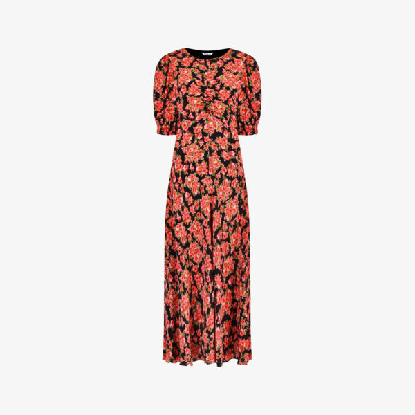 Платье миди из крепа с рюшами и принтом «роза» Ro&Zo, черный
Платье миди из крепа с рюшами и принтом «роза» Ro&Zo, черный