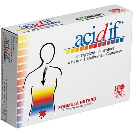 Biohealth Добавка AciDif Formula Retard, 30 таблеток Bio-Health
Biohealth Добавка AciDif Formula Retard, 30 таблеток Bio-Health