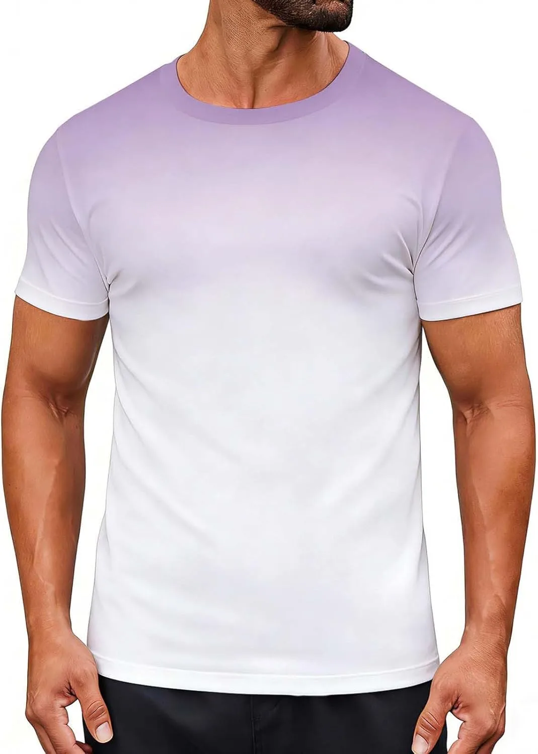 Футболка Unisex Casual с градиентным принтом, короткий рукав
Футболка Unisex Casual с градиентным принтом, короткий рукав