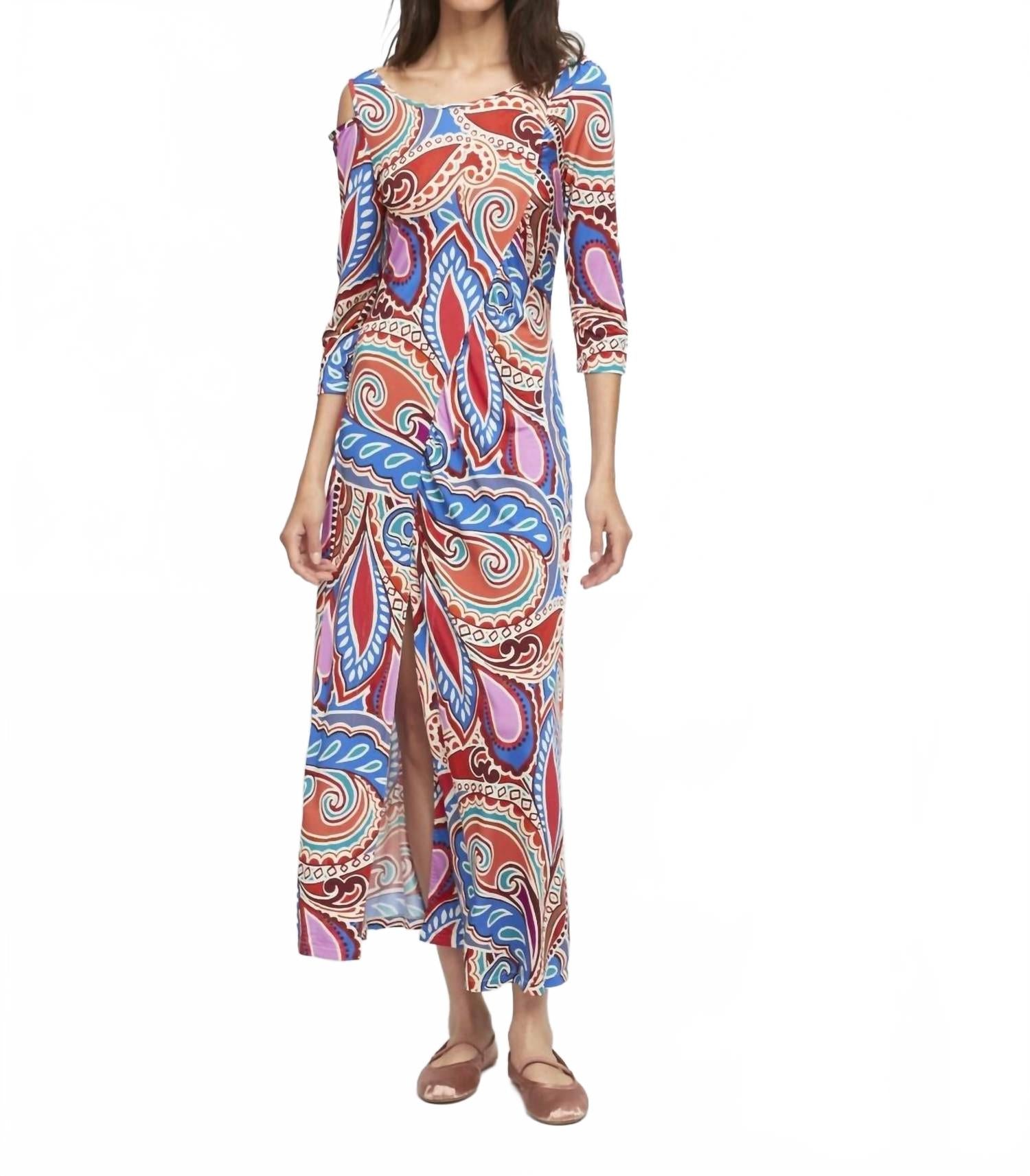 Платье Anabel длинное в сине-красном цвете Aldo Martins
Платье Anabel длинное в сине-красном цвете Aldo Martins