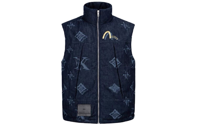 Жилет мужской синий Evisu, синий
Жилет мужской синий Evisu, синий