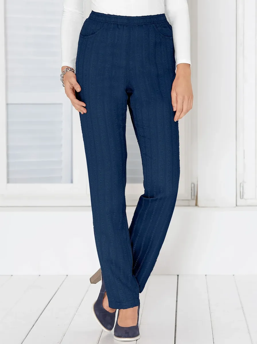 Брюки Classic Basics с эластичной талией, цвет морской волны
Брюки Classic Basics с эластичной талией, цвет морской волны