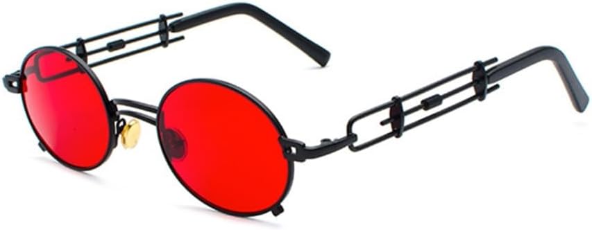 Панк-очки овальной формы красного цвета для мужчин, металлическая черная оправа, хип-хоп, винтажные маленькие солнцезащитные очки, аксессуары в стиле стимпанк VFDHN, 3 Black Red
Панк-очки овальной формы красного цвета для мужчин, металлическая черная оправа, хип-хоп, винтажные маленькие солнцезащитные очки, аксессуары в стиле стимпанк VFDHN, 3 Black Red