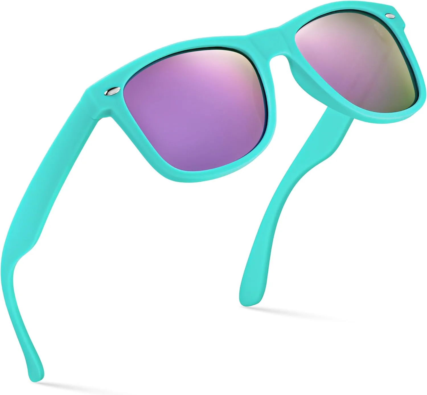 Поляризованные солнцезащитные очки Retro Rewind для мужчин и женщин - классические солнцезащитные очки с защитой от УФ-излучения, Matte Teal | Revo Purple
Поляризованные солнцезащитные очки Retro Rewind для мужчин и женщин - классические солнцезащитные очки с защитой от УФ-излучения, Matte Teal | Revo Purple