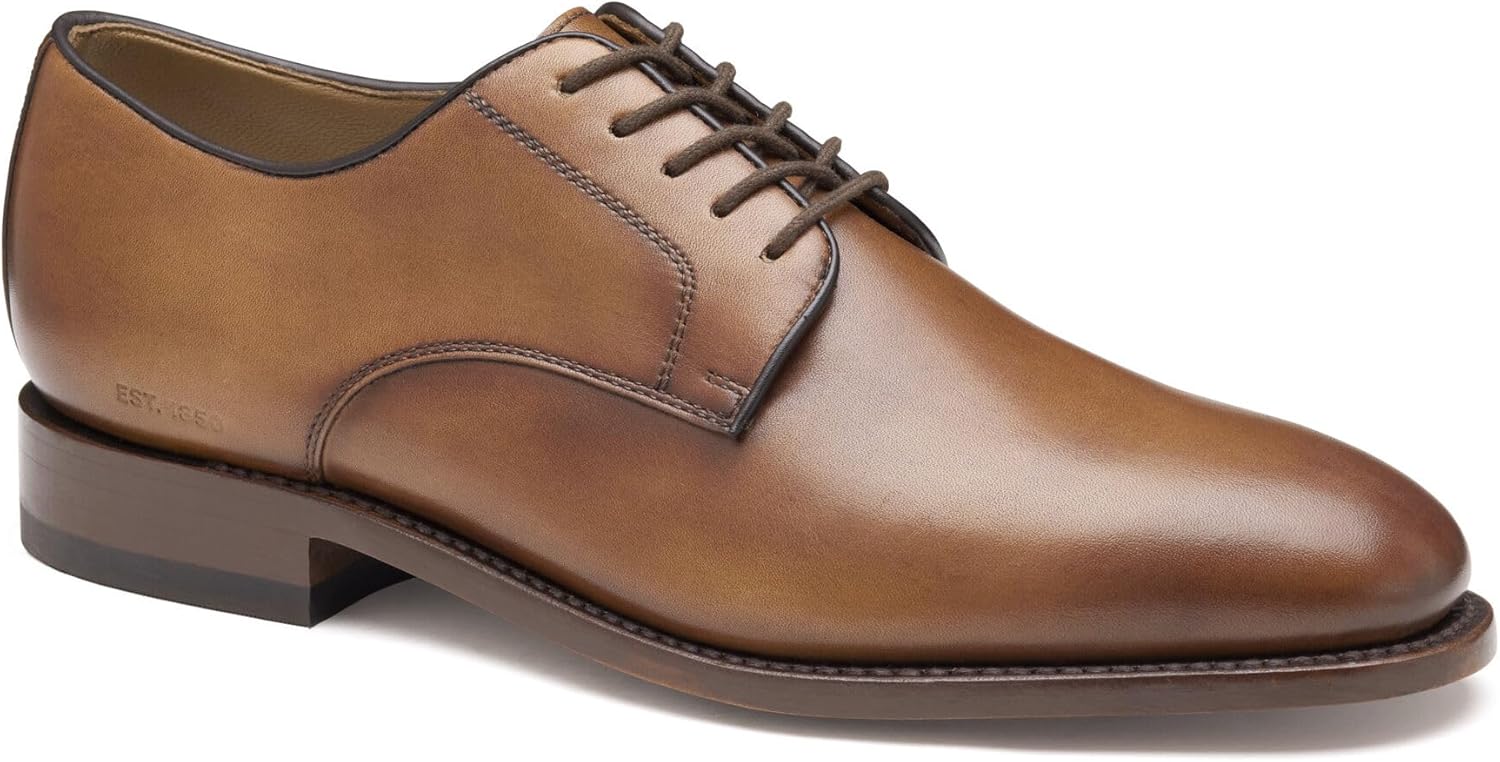 Мужские оксфорды с открытой шнуровкой и гладким носком Johnston Murphy Kensington Johnston & Murphy, Tan Full Grain
Мужские оксфорды с открытой шнуровкой и гладким носком Johnston Murphy Kensington Johnston & Murphy, Tan Full Grain