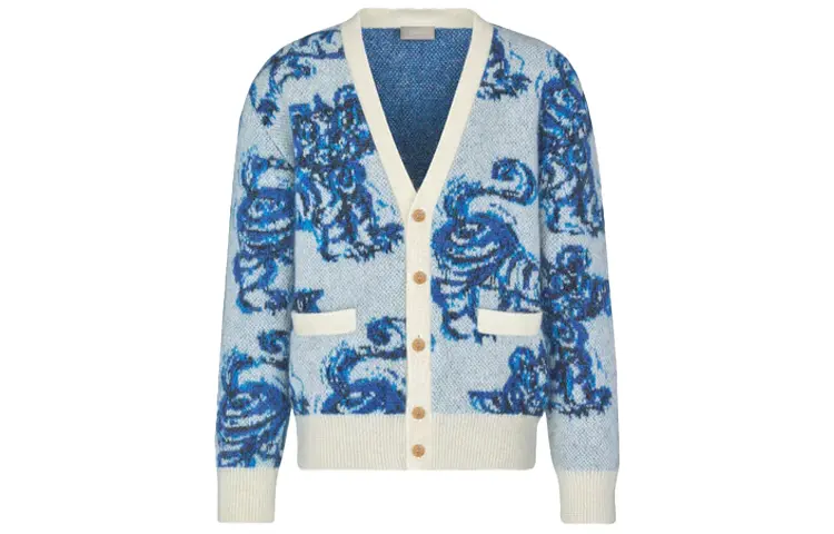 Ежеквартальные новинки свитер мужской синий Dior, синий
Ежеквартальные новинки свитер мужской синий Dior, синий