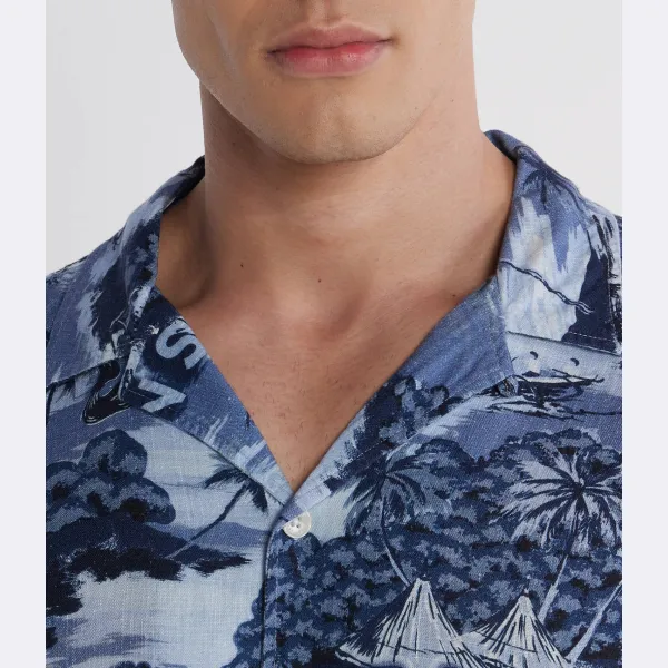 Гавайская рубашка свободного кроя с добавлением белья Tommy Hilfiger, синий
Гавайская рубашка свободного кроя с добавлением белья Tommy Hilfiger, синий