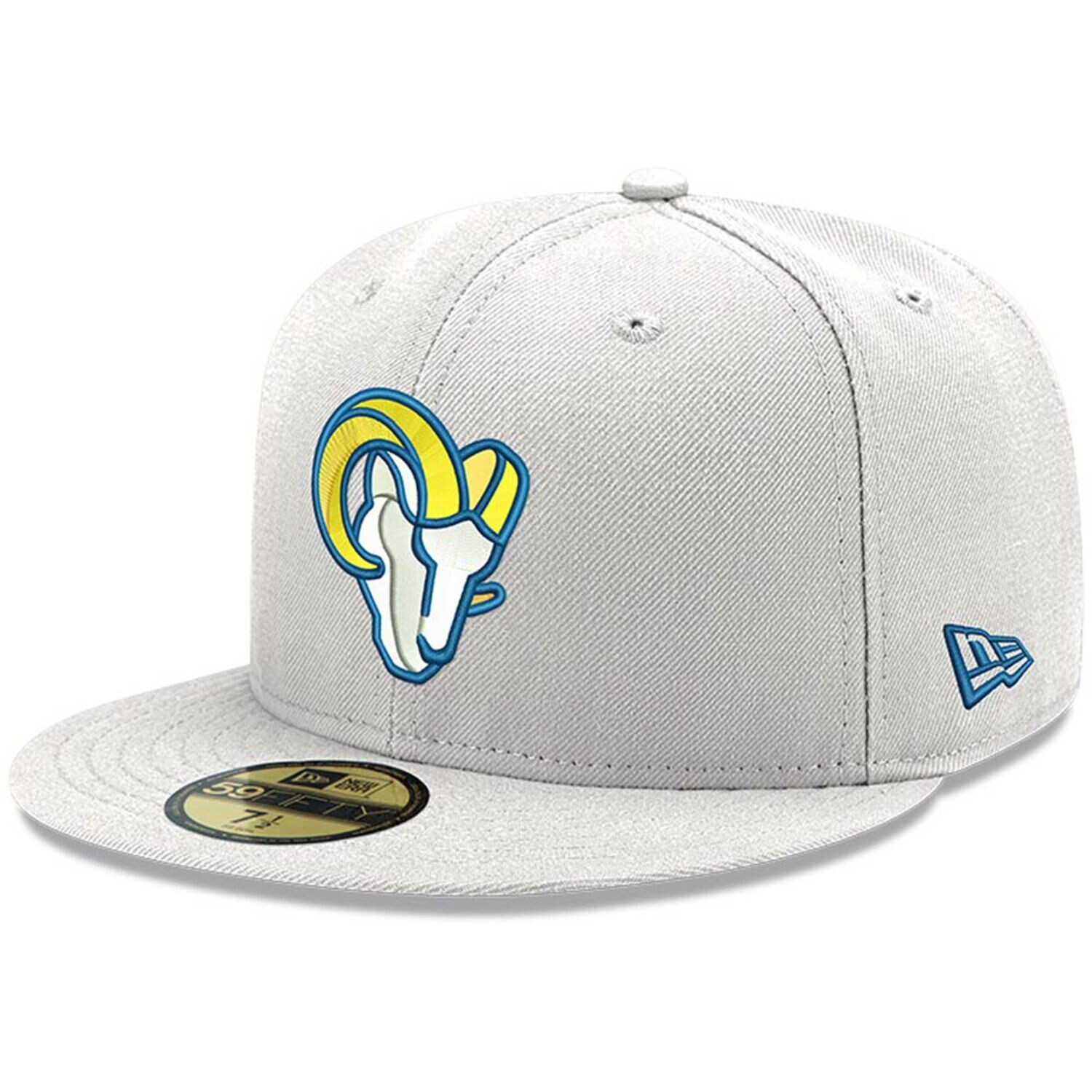 Мужская приталенная кепка New Era White Los Angeles Rams Omaha Ram Head 59FIFTY
Мужская приталенная кепка New Era White Los Angeles Rams Omaha Ram Head 59FIFTY