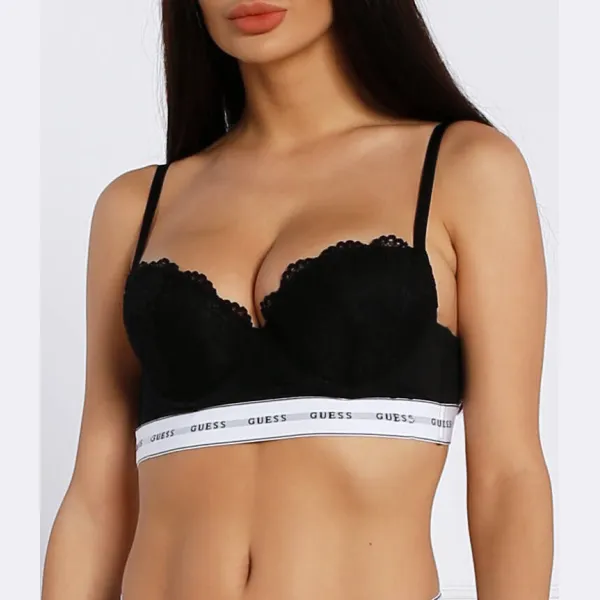 Кружевной бюстгальтер Guess, черный
Кружевной бюстгальтер Guess, черный