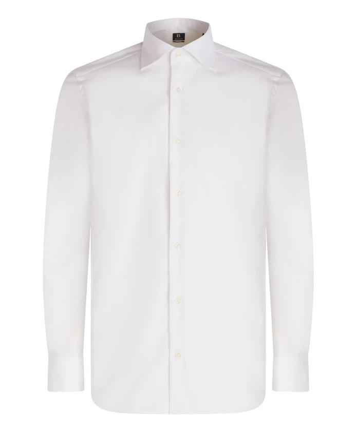Рубашка узкого кроя из хлопка с заколками Boggi Milano, белый
Рубашка узкого кроя из хлопка с заколками Boggi Milano, белый