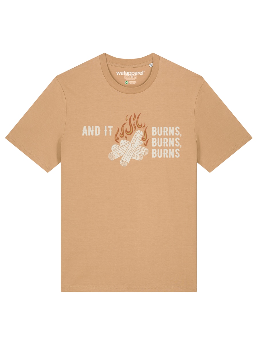 Рубашка Watapparel And It Burns, темно-бежевый
Рубашка Watapparel And It Burns, темно-бежевый