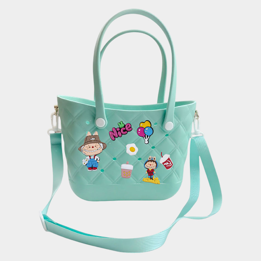 Модная силиконовая именная сумочка-шоппер FASHNZFAB, зеленый
Модная силиконовая именная сумочка-шоппер FASHNZFAB, зеленый