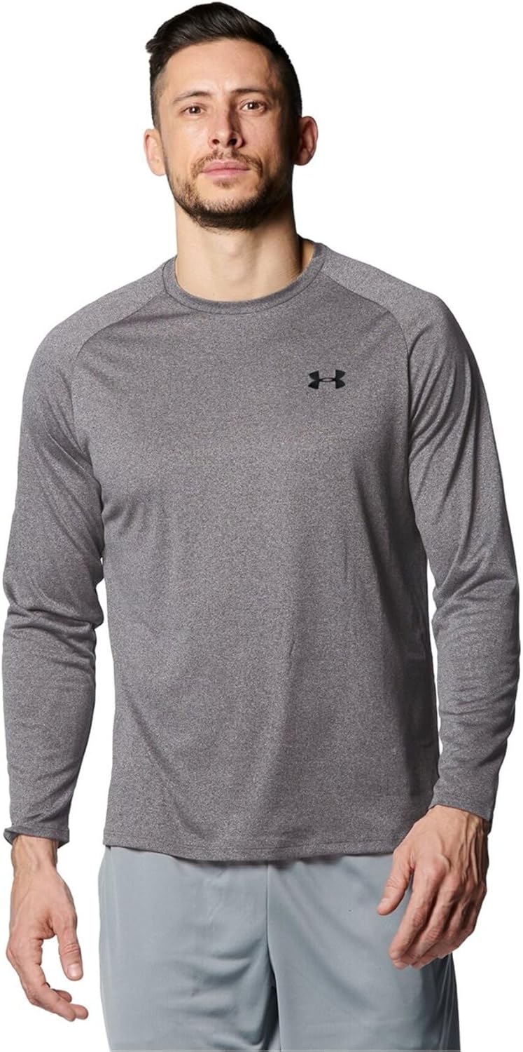 Мужская тренировочная футболка с длинным рукавом UNDER ARMOUR UA Tech 2.0, черный
Мужская тренировочная футболка с длинным рукавом UNDER ARMOUR UA Tech 2.0, черный