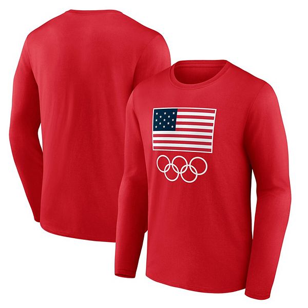 Мужская футболка с длинным рукавом red team usa flag and rings Fanatics
Мужская футболка с длинным рукавом red team usa flag and rings Fanatics