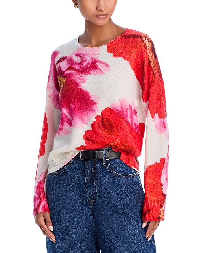 Свитер с круглым вырезом и цветочным принтом C by Bloomingdale's Cashmere, мультиколор
Свитер с круглым вырезом и цветочным принтом C by Bloomingdale's Cashmere, мультиколор