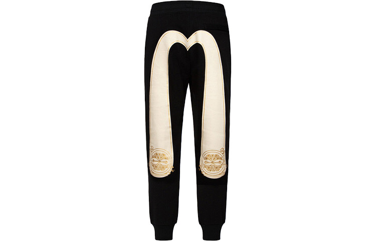 Трикотажные спортивные штаны мужские черные Evisu, черный
Трикотажные спортивные штаны мужские черные Evisu, черный