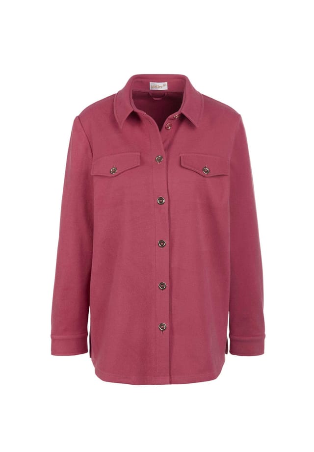 Короткий размер: современная куртка-рубашка удобного качества Goldner, красный
Короткий размер: современная куртка-рубашка удобного качества Goldner, красный