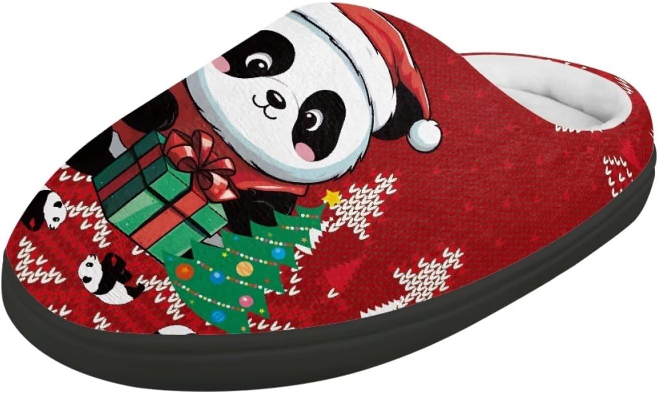 POLERO Милые тапочки для детей, девочек, зимние теплые домашние тапочки, детские тапочки для мальчиков, Xmas Panda
POLERO Милые тапочки для детей, девочек, зимние теплые домашние тапочки, детские тапочки для мальчиков, Xmas Panda