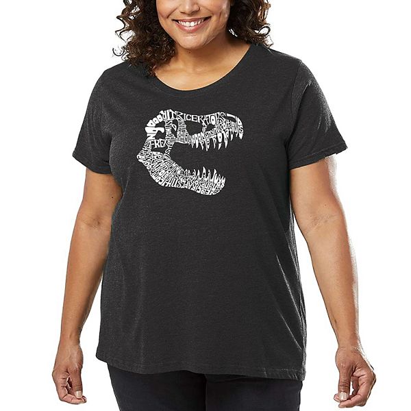 Футболка с принтом T-Rex для женщин plus size La Pop Art, Grey
Футболка с принтом T-Rex для женщин plus size La Pop Art, Grey