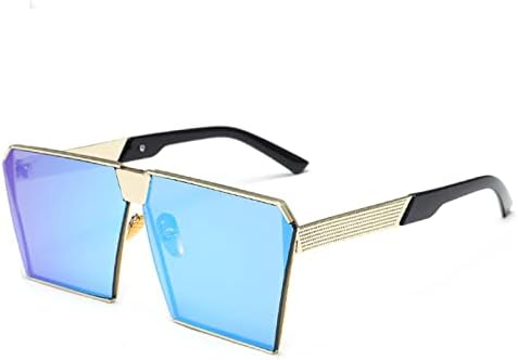 Крупные солнцезащитные очки в металлической оправе для женщин, зеркальные солнцезащитные очки для мужчин, очки с защитой от УФ-излучения UV400, большая оправа MTZJH, C3 Blue
Крупные солнцезащитные очки в металлической оправе для женщин, зеркальные солнцезащитные очки для мужчин, очки с защитой от УФ-излучения UV400, большая оправа MTZJH, C3 Blue