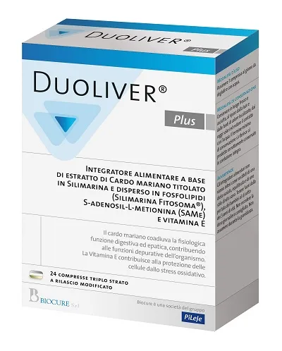 Добавка Duoliver Plus 24 таблетки Biocure
Добавка Duoliver Plus 24 таблетки Biocure