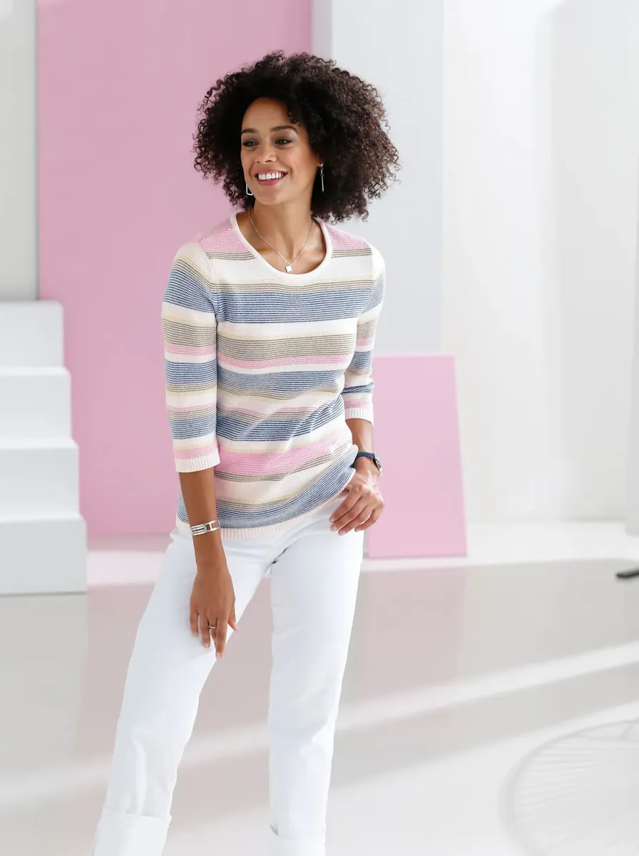 Свитер в полоску Classic Basics "Пуловер", цвет Ecru-Gestreift
Свитер в полоску Classic Basics "Пуловер", цвет Ecru-Gestreift