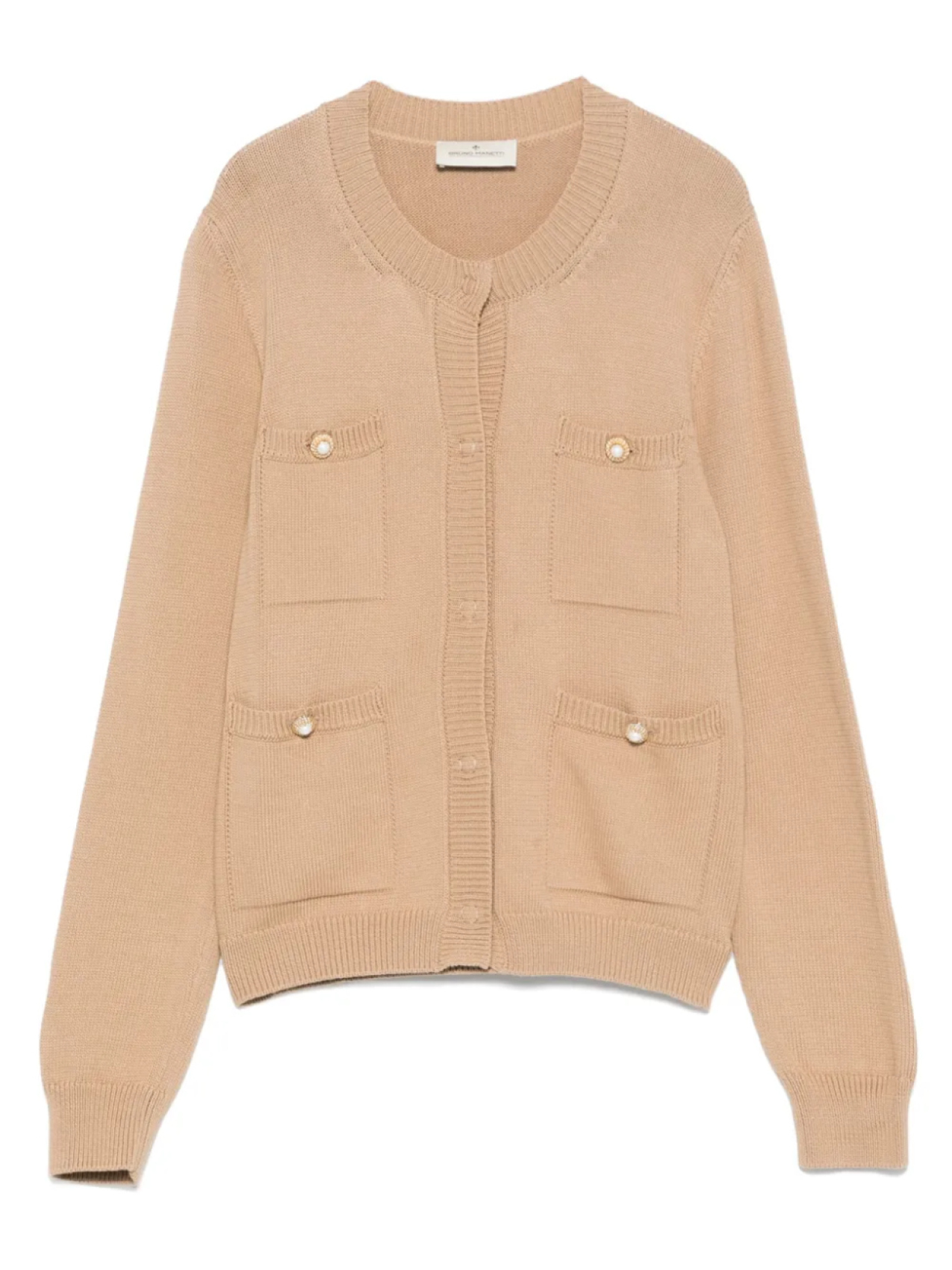 Кардиган на пуговицах Bruno Manetti, коричневый
Кардиган на пуговицах Bruno Manetti, коричневый