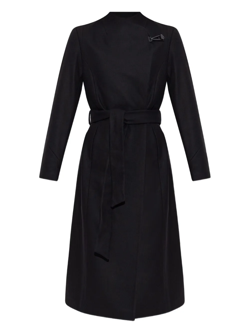 Пальто с поясом от Райли AllSaints, черный
Пальто с поясом от Райли AllSaints, черный