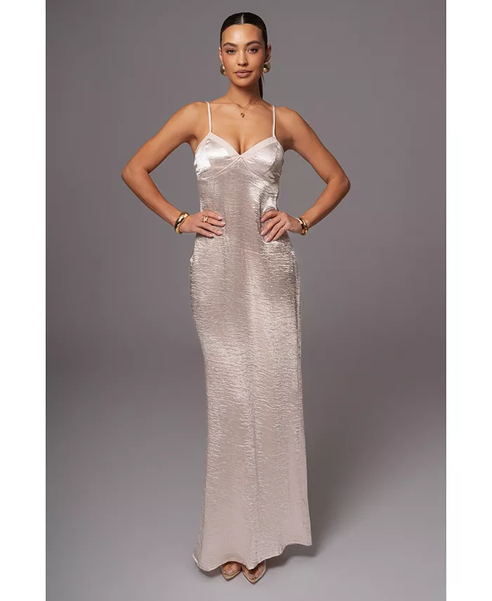 Женское сюрреалистичное сатиновое макси-платье JLUXLABEL, коричневый/бежевый
Женское сюрреалистичное сатиновое макси-платье JLUXLABEL, коричневый/бежевый