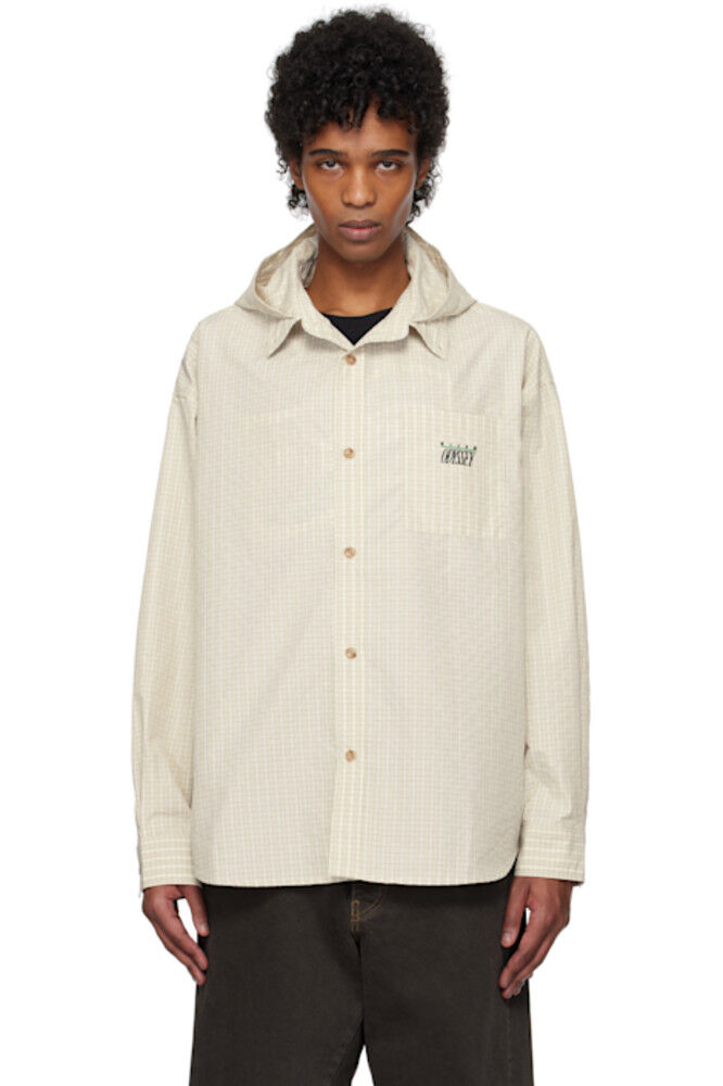 Рубашка-толстовка с капюшоном в клетку Off-White Kijun
Рубашка-толстовка с капюшоном в клетку Off-White Kijun