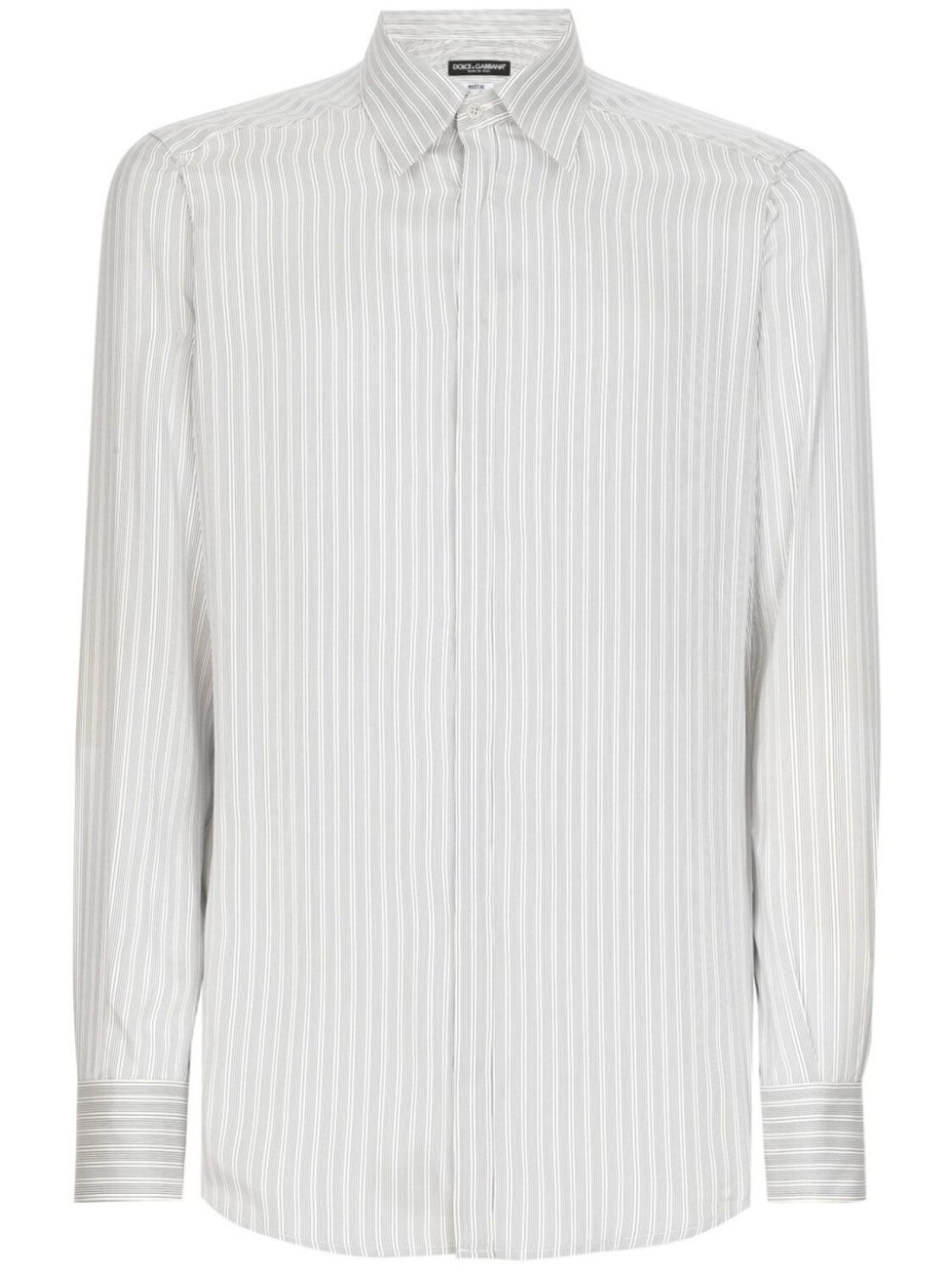 Dolce & Gabbana полосатая рубашка с длинным рукавом, серый
Dolce & Gabbana полосатая рубашка с длинным рукавом, серый