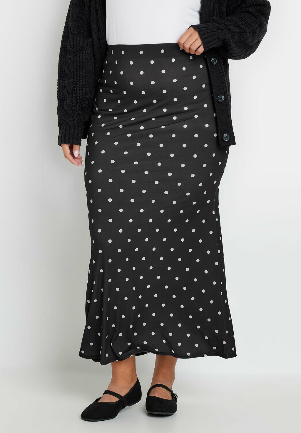 Юбка макси POLKA DOT Yours Clothing, антрацит
Юбка макси POLKA DOT Yours Clothing, антрацит