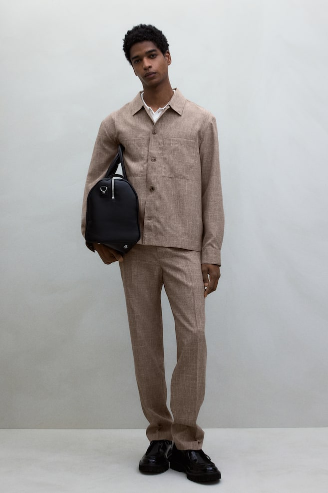 Брюки от костюма обычного кроя H&M, бежевый
Брюки от костюма обычного кроя H&M, бежевый