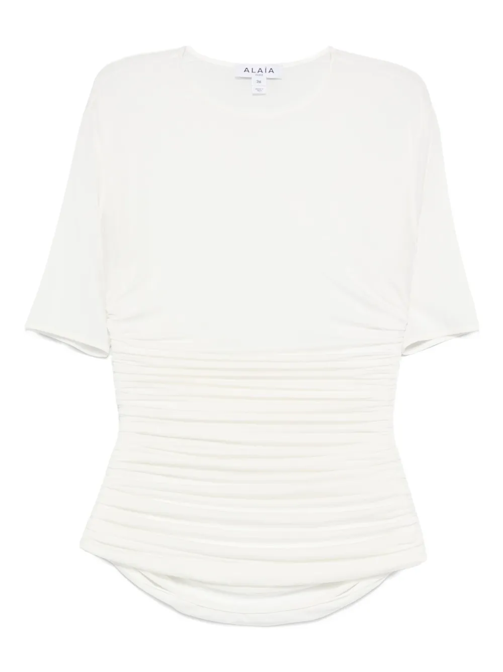 Футболка с круглым вырезом Alaïa, белый
Футболка с круглым вырезом Alaïa, белый