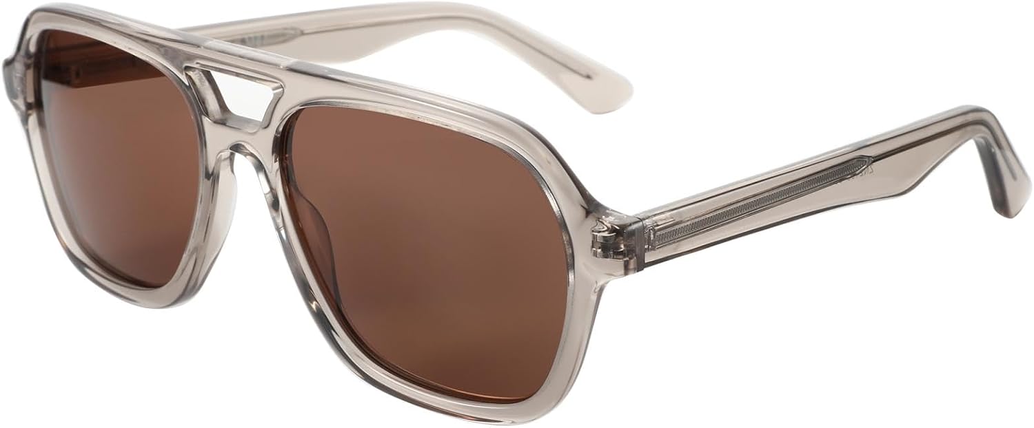 Поляризованные солнцезащитные очки Zenottic Arrivals ручной работы из ацетата, 100% защита от УФ-излучения UV400, модель Pilot, для женщин и мужчин TOIPASTN, 004 Brown Lens
Поляризованные солнцезащитные очки Zenottic Arrivals ручной работы из ацетата, 100% защита от УФ-излучения UV400, модель Pilot, для женщин и мужчин TOIPASTN, 004 Brown Lens