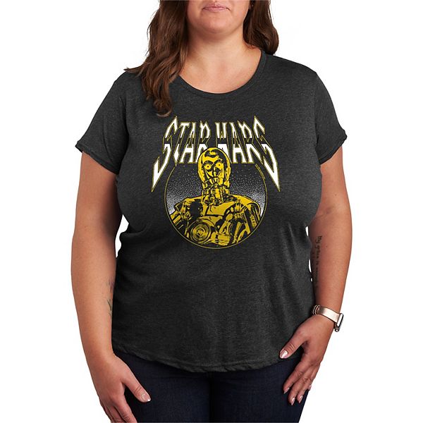 Футболка Plus size с принтом C-3PO Star Wars, Heather Charcoal, Черный, Футболка Plus size с принтом C-3PO Star Wars, Heather Charcoal
Футболка Plus size с принтом C-3PO Star Wars, Heather Charcoal, Черный, Футболка Plus size с принтом C-3PO Star Wars, Heather Charcoal