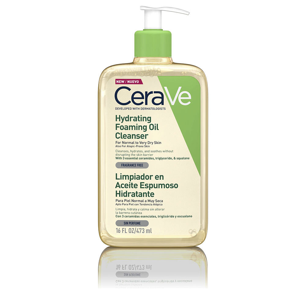 Очищающее масло для лица Hydrating foaming oil cleanser for normal to very dry skin Cerave, 473 мл
Очищающее масло для лица Hydrating foaming oil cleanser for normal to very dry skin Cerave, 473 мл