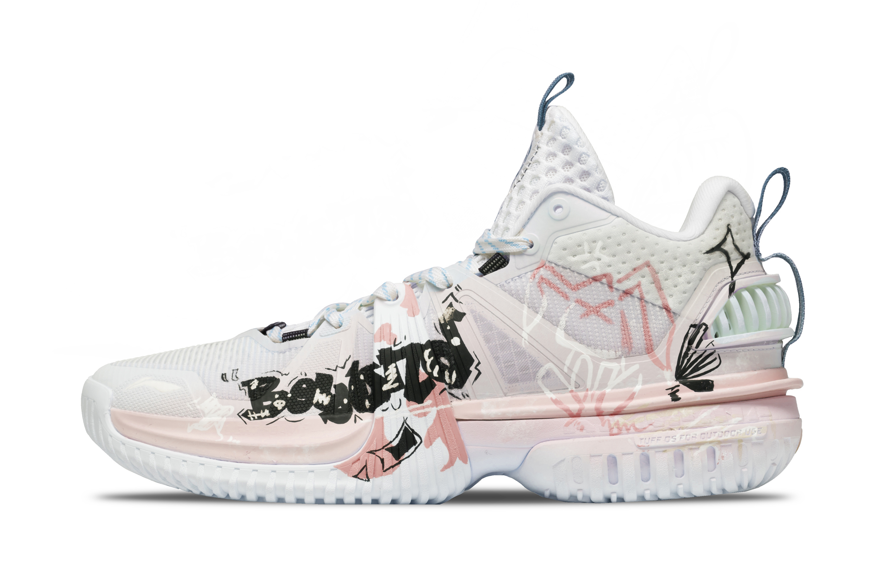 LINING Баскетбольные кроссовки Storm 2024 Shock Absorbers, противоскользящие, износостойкие, средней высоты, мужские, белые, розовые
LINING Баскетбольные кроссовки Storm 2024 Shock Absorbers, противоскользящие, износостойкие, средней высоты, мужские, белые, розовые