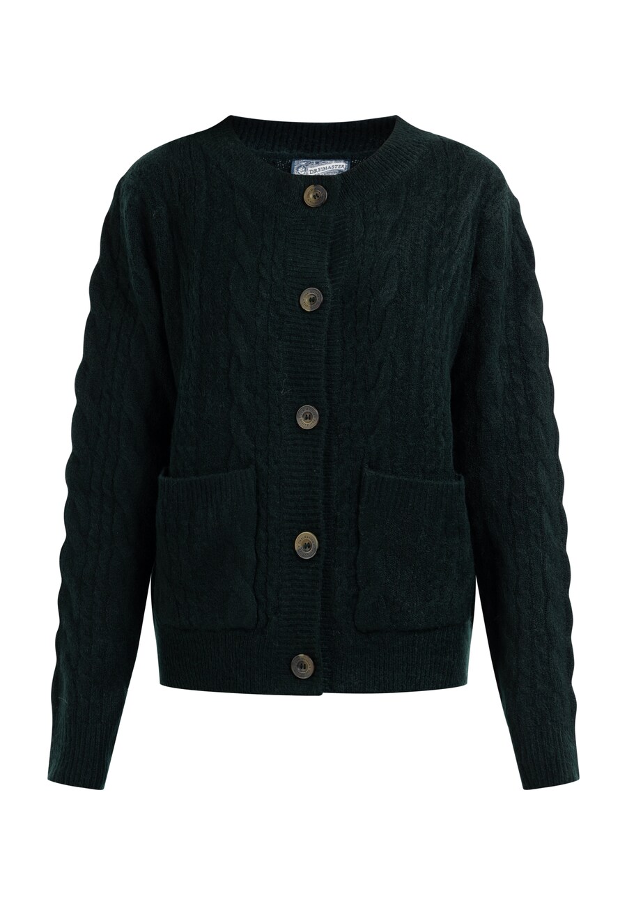 Вязаный кардиган DreiMaster Vintage Zitha, темно-зеленый
Вязаный кардиган DreiMaster Vintage Zitha, темно-зеленый